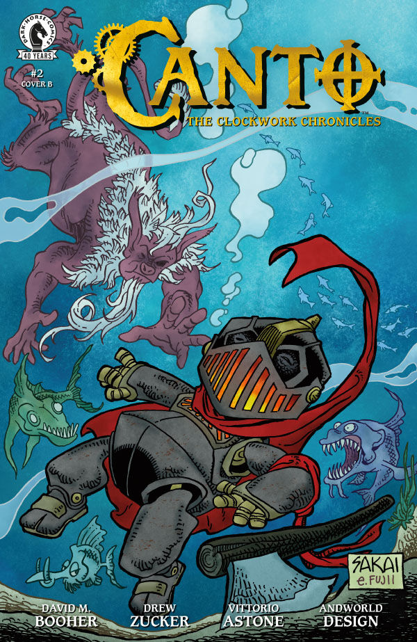 Cover of Canto: The Clockwork Chronicles #2 (Stan Sakai Variant Cover), published by Dark Horse
