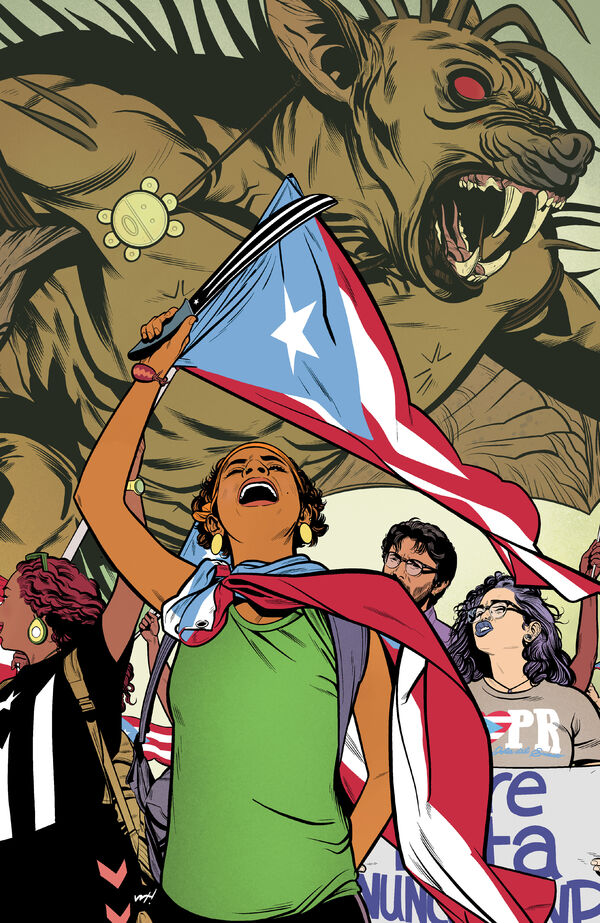 Cover of The Beast of Boriken #4 (Wilfredo Torres Variant Cover), published by Dark Horse