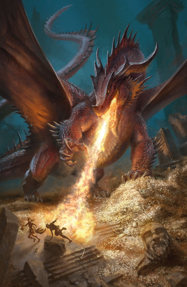 Cover of Dungeons & Dragons #2  (Antonino José Luis Foil Variant Cover), published by Dark Horse