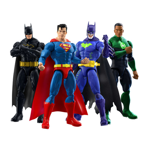 DC Premier 6.5 Inch Action Figures, Deluxe Design With 22 Articulations & Battle Accessories, DC product photograph published by Mattel