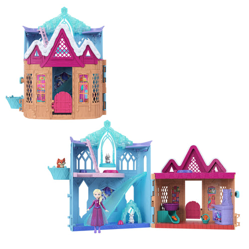 Disney Frozen Winter Animal Fun Playset With Elsa Small Doll, 3 Animal Friends & 8 Accessories, Disney product photograph published by Mattel