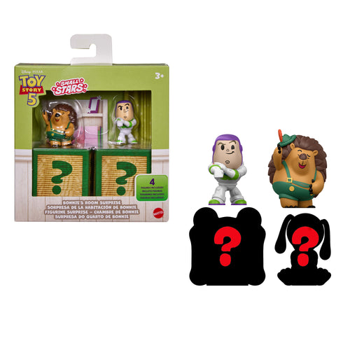 Disney And Pixar Toy Story 5 Small Stars Bonnie's Room Surprise Stylized Mini Figures 4 Pack, Disney product photograph published by Mattel