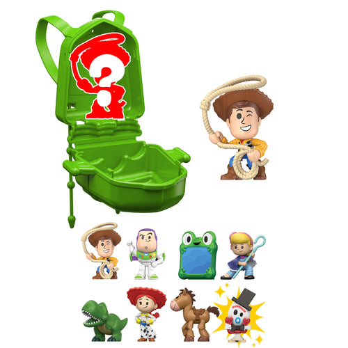 Disney And Pixar Toy Story 5 Small Stars Mini Figures, Movie Toys in Accessory Backpack, Disney product photograph published by Mattel