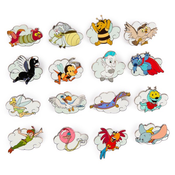 Disney Fantasy Flights Mystery Pin Pouch Blind Pack 5 pc., mystery Disney pin, Disney Store product photograph