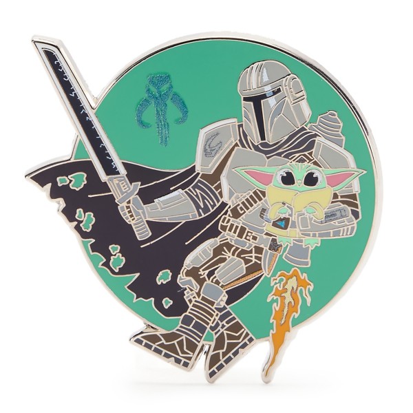 Din Djarin and Grogu Pin Star Wars the Mandalorian and Grogu, Disney Store product photograph