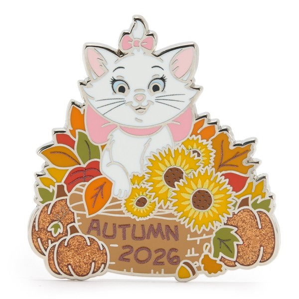 Marie Autumn 2026 Pin the Aristocats Limited Release, limited release Disney pin, Disney Store product photograph