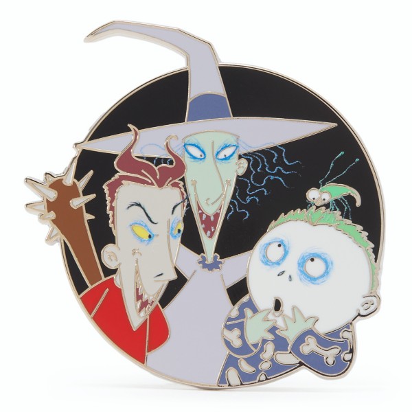 Lock Shock and Barrel Pin the Nightmare Before Christmas, Disney Store product photograph