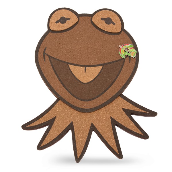 The Muppets Disney Park Day Collectors Cork Board with Kermit Pin, Disney Store product photograph