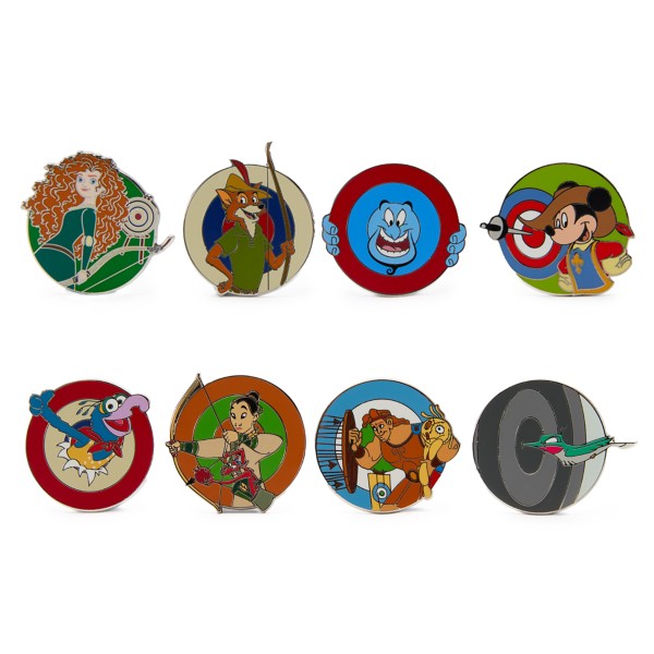 Disney Magical Marksmen Mystery Pin Blind Pack 2 pc., mystery Disney pin, Disney Store product photograph