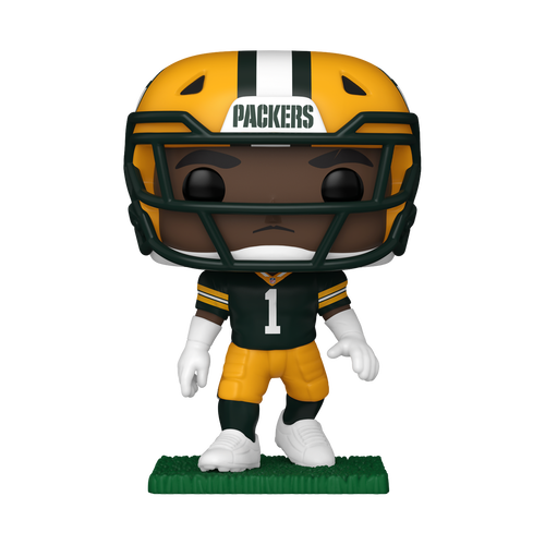 Pop! Micah Parsons (Green & Yellow Uniform), NFL Pop! vinyl figure, Funko product render