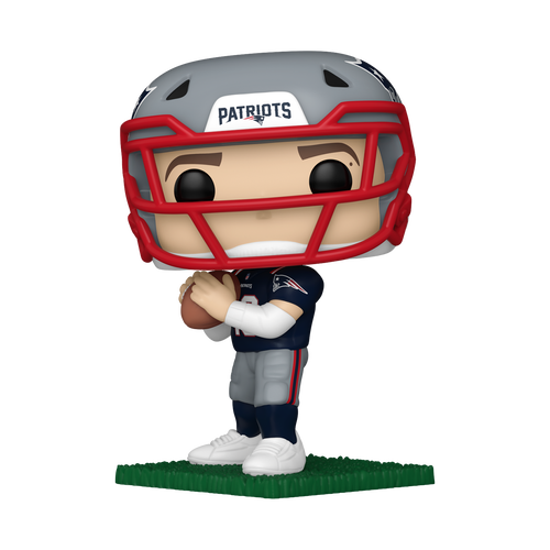 Pop! Drake Maye, NFL Pop! vinyl figure, Funko product render