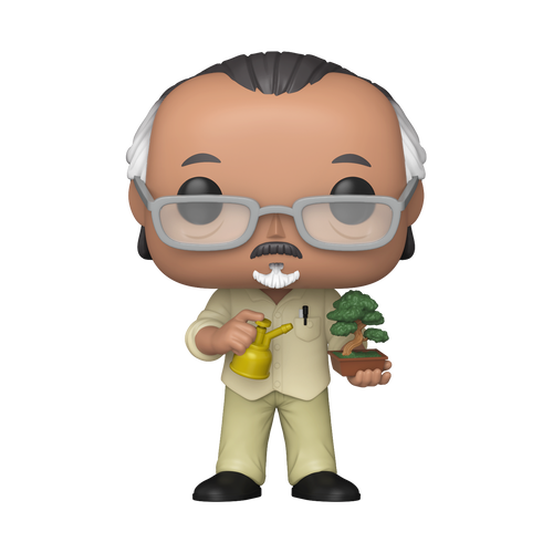 Pop! Mr. Miyagi with Bonsai Tree, The Karate Kid Pop! vinyl figure, Funko product render