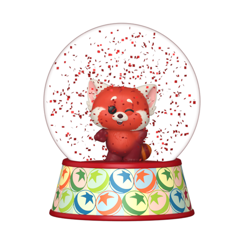 Mei (Panda) Mini Glitter Globe, Pixar Mini Glitter Globe vinyl figure, Funko product render