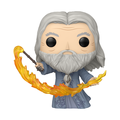 Pop! Albus Dumbledore (Flames), Harry Potter Pop! vinyl figure, Funko product render