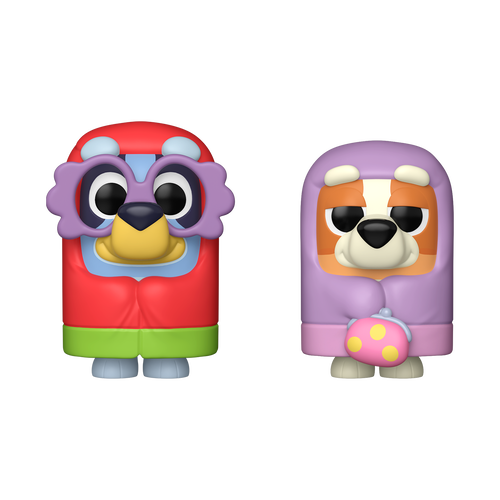 Pop! Granny Janet and Granny Rita 2-Pack, Bluey Pop! vinyl figure, retail exclusive, Funko product render
