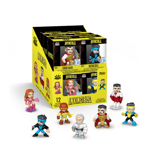 Invincible Mini Vinyl Figures, Mini Vinyl Figures vinyl figure, retail exclusive, Funko product render