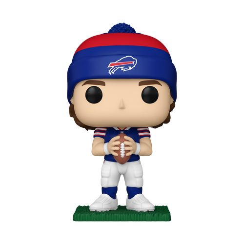 Pop! Josh Allen with Beanie, NFL Pop! vinyl figure, Funko product render