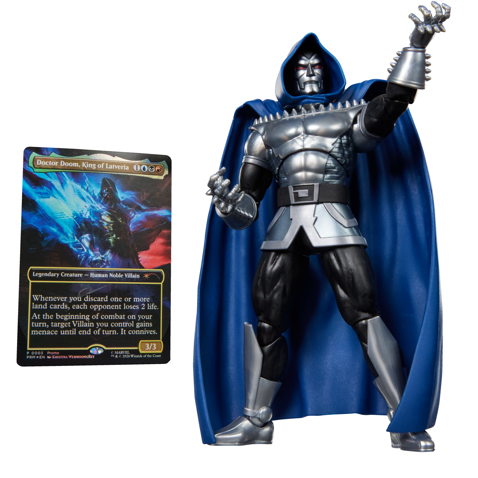Marvel Legends Series Marvel Super Heroes Magic: The Gathering Doctor Doom 2099, Hasbro Pulse product photograph
