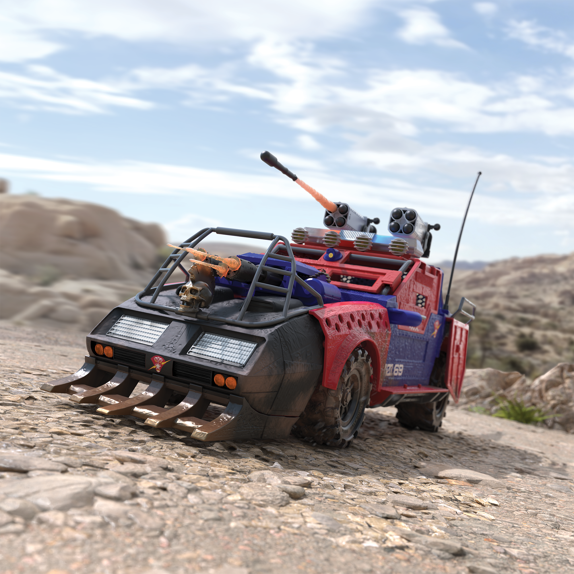 G.I. Joe Classified Series #244, Dreadnok Thunder Machine, haslab, Hasbro Pulse product photograph