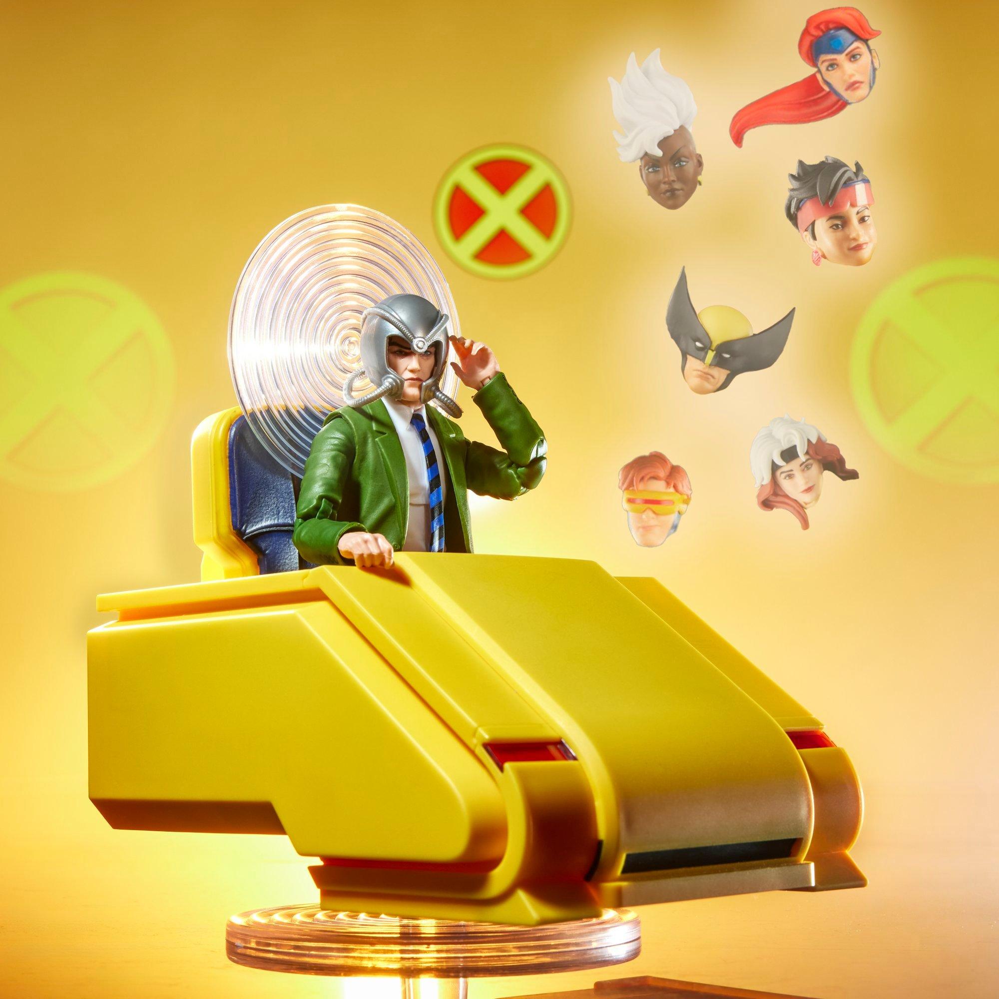 Marvel Legends Series Professor Charles Xavier & Hoverchair, X-Men '97, hasbro pulse exclusive, Hasbro Pulse product photograph