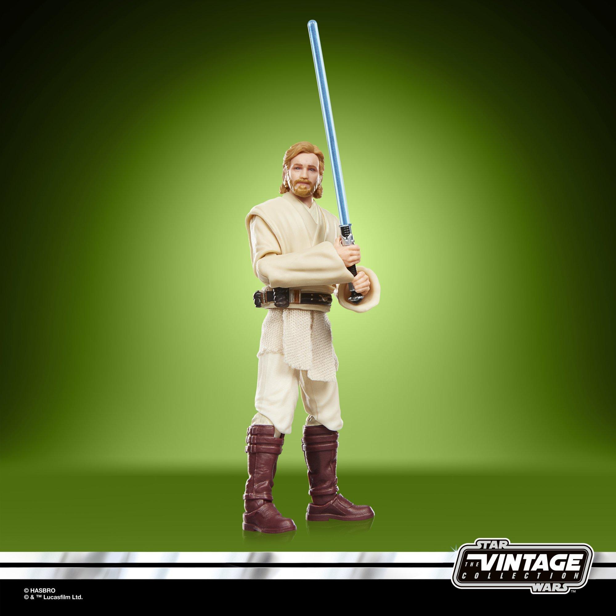 STAR WARS The Vintage Collection Obi-Wan Kenobi, STAR WARS: Attack of the Clones, Star Wars: The Vintage Collection figure, Hasbro Pulse product photograph