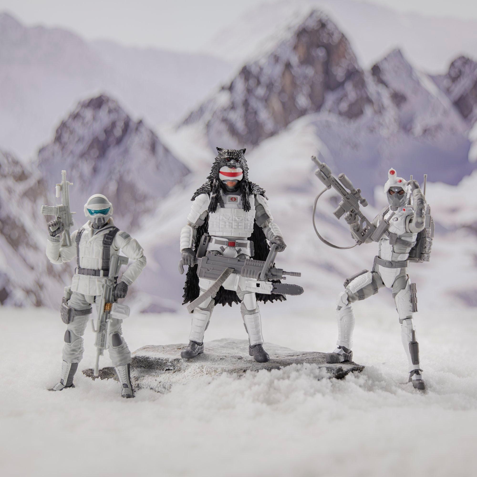 G.I. Joe Classified Series Arctic Battle 3-Pack, hasbro pulse exclusive, Hasbro Pulse product photograph