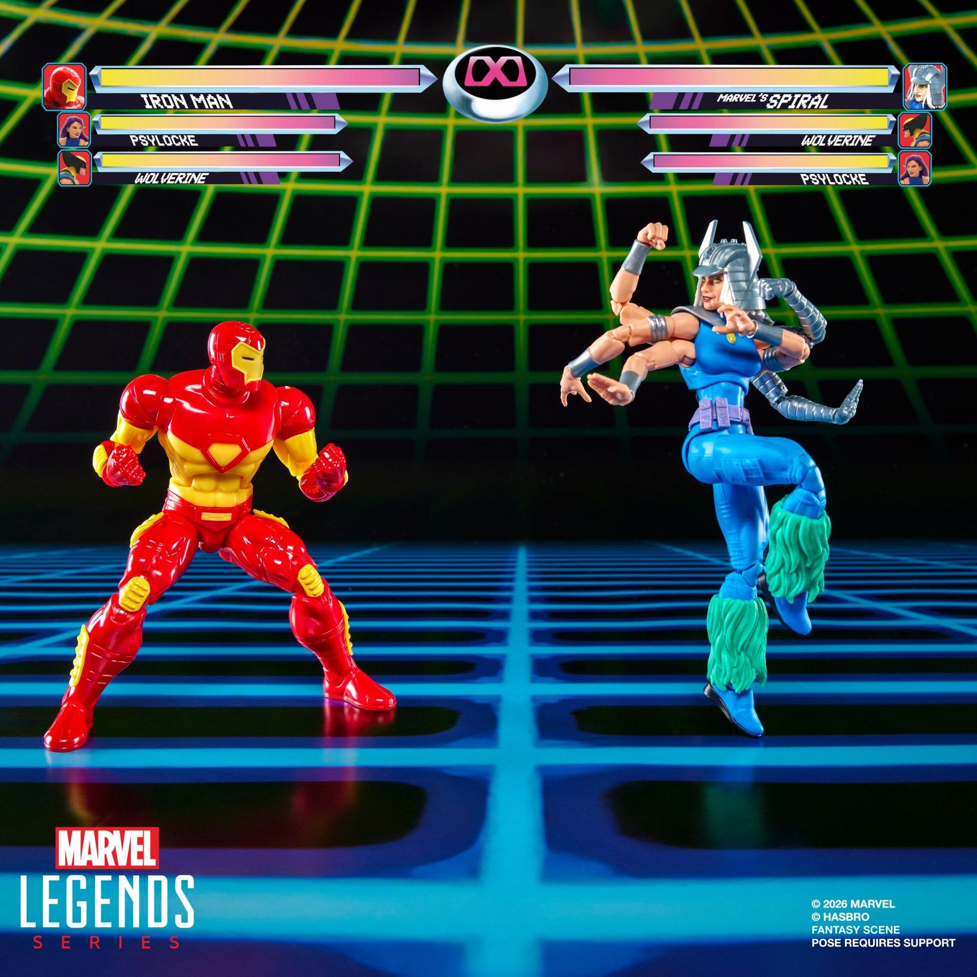 Marvel Legends Series Marvel Games Iron Man vs Marvel’s Spiral, Hasbro Pulse product photograph