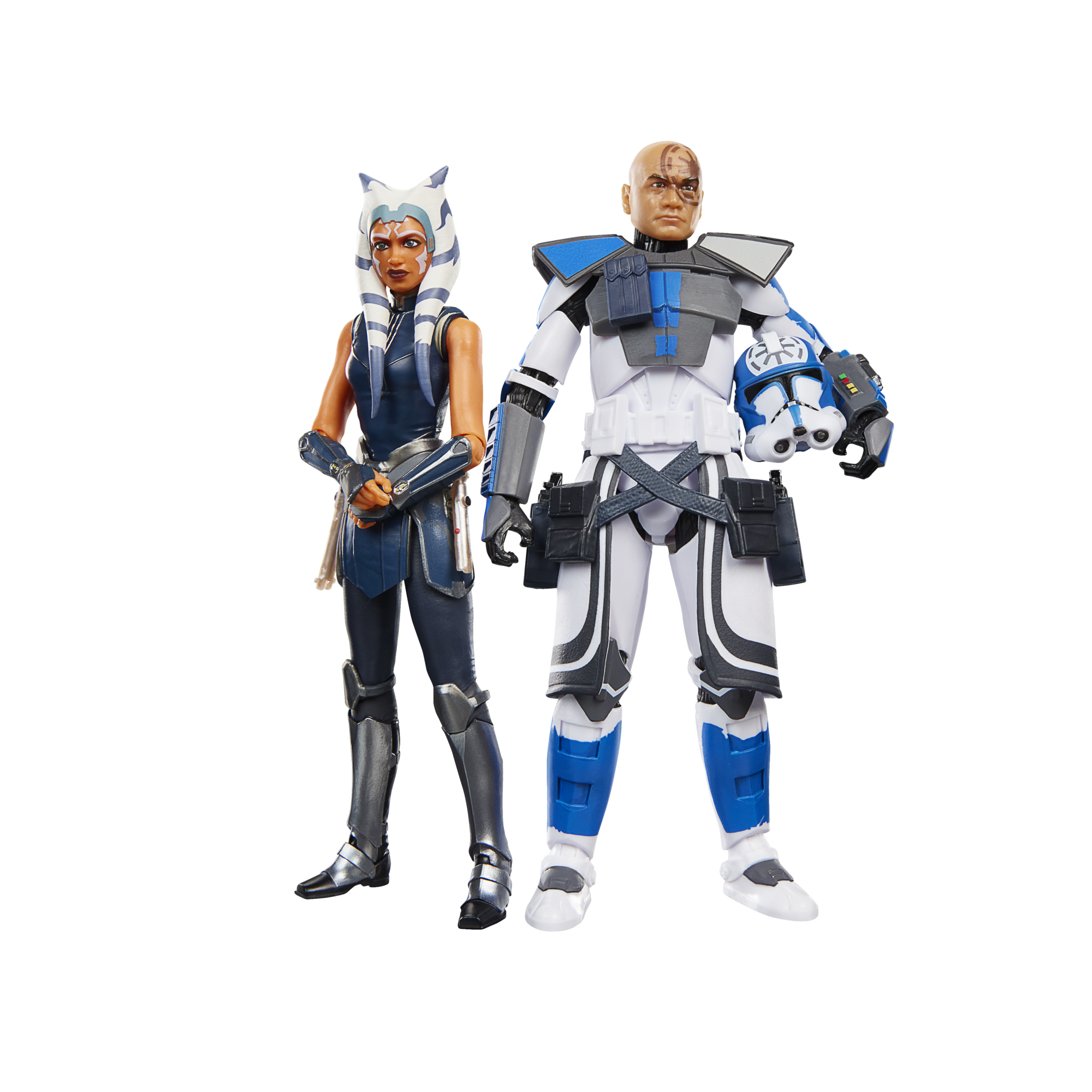 STAR WARS The Black Series Ahsoka Tano & ARC Trooper Jesse, The Clone Wars, Star Wars: The Black Series figure, hasbro pulse exclusive, Hasbro Pulse product photograph