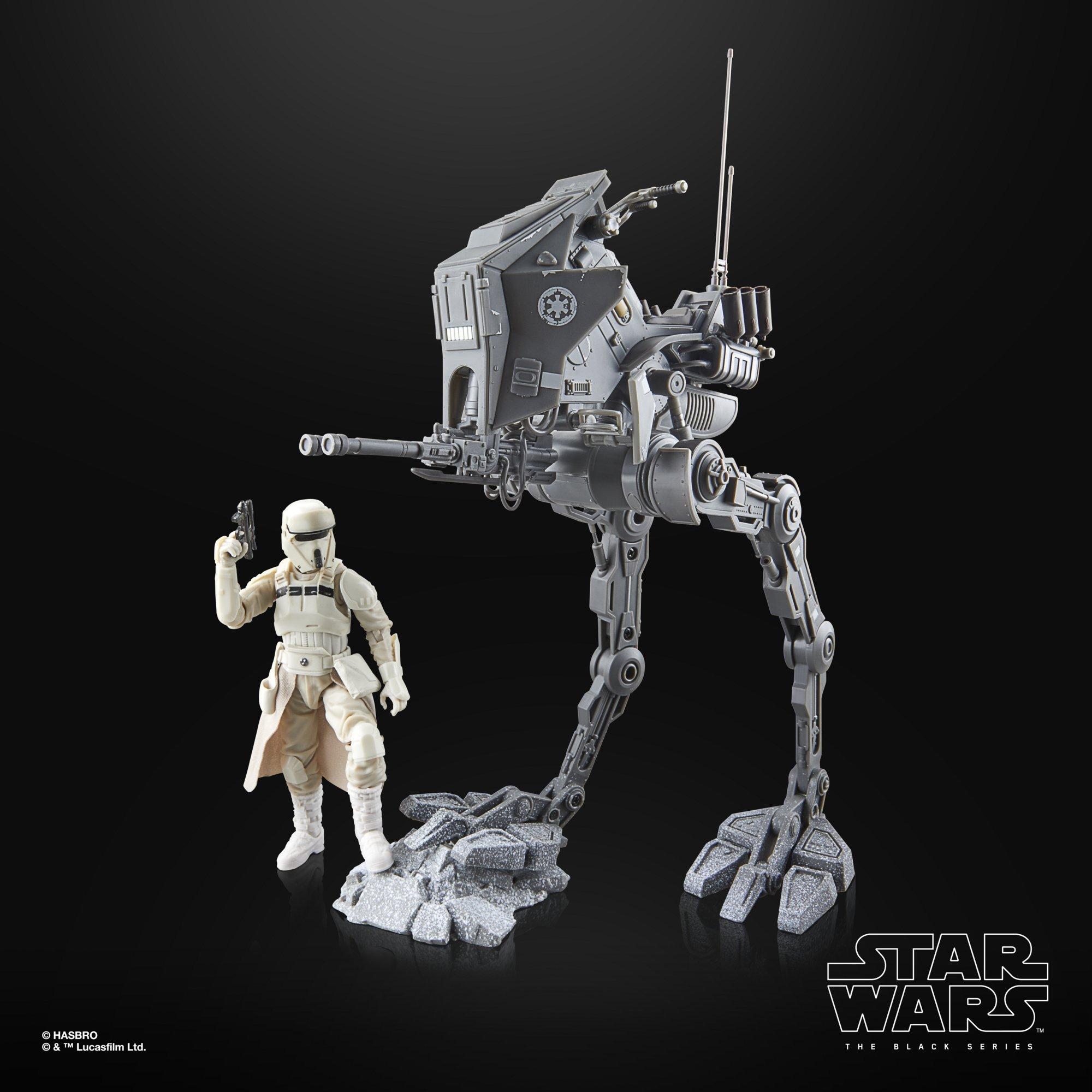 STAR WARS The Black Series Imperial Remnant AT-RT Driver & AT-RT, Star Wars: The Black Series figure, hasbro pulse exclusive, Hasbro Pulse product photograph