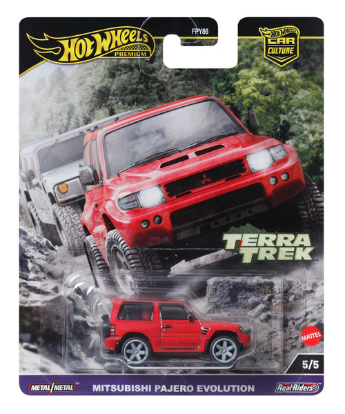 Hot Wheels Premium Car Culture Terra Trek Mitsubishi Pajero Evolution 1:64 Scale Collectible Vehicle, Hot Wheels product photograph published by Mattel