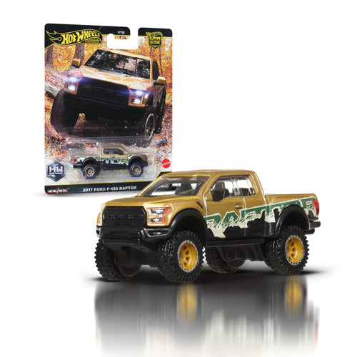 Hot Wheels Premium Car Culture Off Road 1:64 Scale Die-Cast 2017 Ford F-150 Raptor Vehicle, Hot Wheels product photograph published by Mattel
