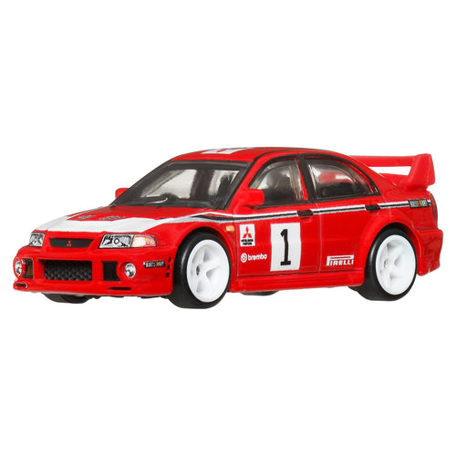 Hot Wheels Car Culture Premium 1:64 Scale Die-Cast Toy Mitsubishi Lancer Evolution Vi, Hot Wheels product photograph published by Mattel