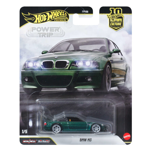Hot Wheels Car Culture Premium 1:64 Scale Die-Cast Toy Bmw M3, Power Trip, Collectible, Hot Wheels product photograph published by Mattel