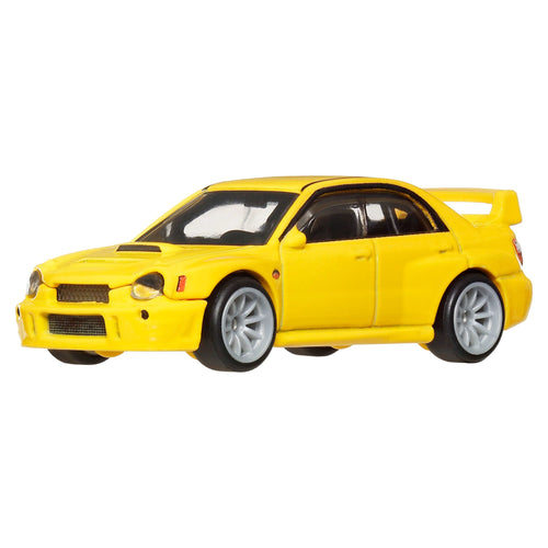 Hot Wheels Car Culture Premium 1:64 Scale Die-Cast Toy Subaru Impreza Wrx, Thrill Climbers, Hot Wheels product photograph published by Mattel