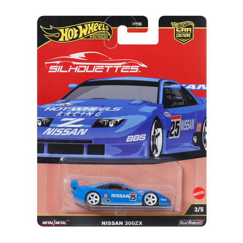 Hot Wheels Premium Car Culture Silhouettes Nissan300ZX IMSA GTS, Mattel Creations product photograph