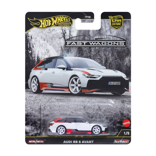 Hot Wheels Premium Car Culture Fast Wagons Audi RS 6 Avant, Mattel Creations product photograph