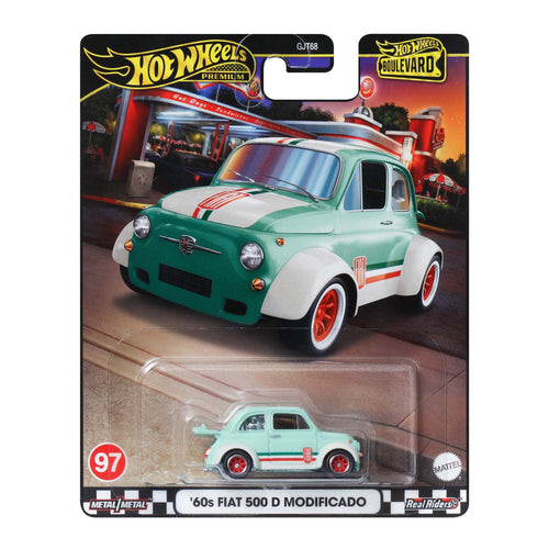 Hot Wheels Boulevard '60s Fiat 500 D Modificado, Mattel Creations product photograph