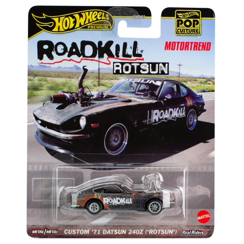 Hot Wheels Premium Pop Culture Custom '71 Datsun 240Z ("Rotsun"), Mattel Creations product photograph