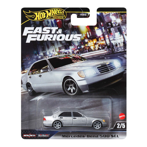 Hot Wheels Premium Fast & Furious Mercedes Benz 500 SEL, Mattel Creations product photograph
