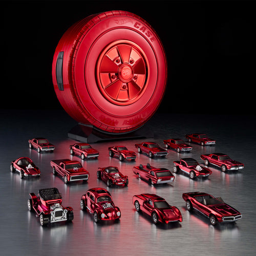 Mattel 80th Anniversary Hot Wheels Original 16 Rally Case Set, Hot Wheels product photograph published by Mattel Creations