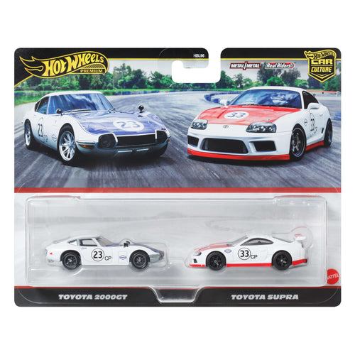 Hot Wheels Premium Car Culture 2-Pack Toyota 2000GT & Toyota Supra, Mattel Creations product photograph