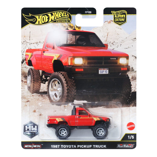 Hot Wheels Premium Car Culture Off Road 1987 Toyota Pickup Truck, Mattel Creations product photograph
