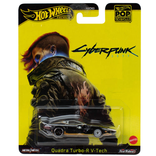 Hot Wheels Premium Quadra Pop Culture Turbo-R V-Tech, Mattel Creations product photograph