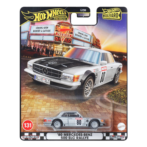 Hot Wheels Premium Boulevard '80 Mercedes-Benz 500 SLC Rallye, Mattel Creations product photograph