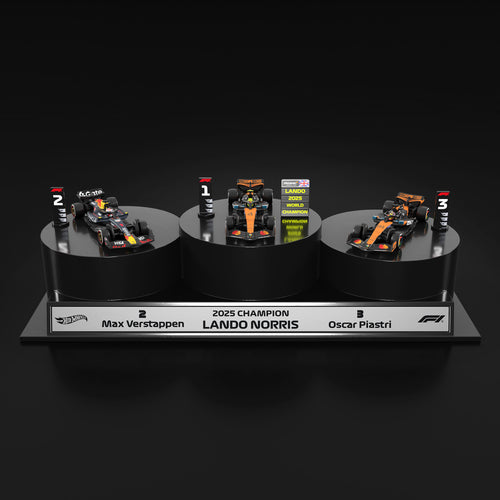 Hot Wheels® 2025 Formula 1® Podium Set, Mattel Creations product photograph