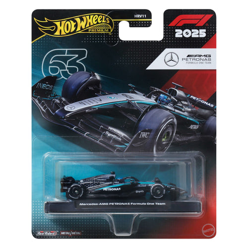 Hot Wheels Premium Mercedes-AMG PETRONAS 2025 Formula 1® Team #63, Mattel Creations product photograph