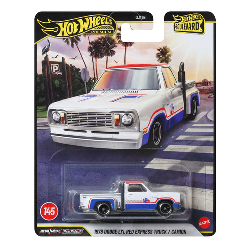 Hot Wheels Premium Boulevard 1978 Dodge LI'L Red Truck / Camion, Mattel Creations product photograph