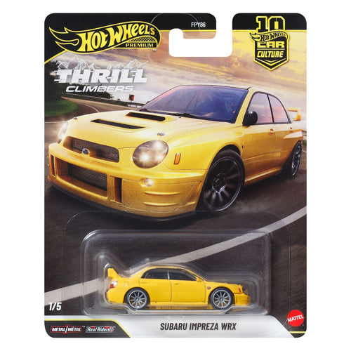 Hot Wheels Premium Car Culture Thrill Climbers Subaru Impreza WRX, Hot Wheels product photograph published by Mattel Creations