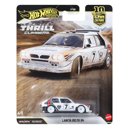 Hot Wheels Premium Car Culture Thrill Climbers Lancia Delta S4, Hot Wheels product photograph published by Mattel Creations