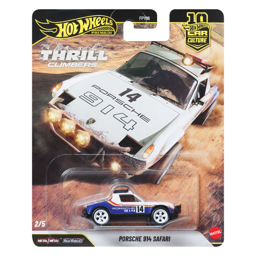 Hot Wheels Premium Car Culture Thrill Climbers Porsche 914 Safari, Hot Wheels product photograph published by Mattel Creations